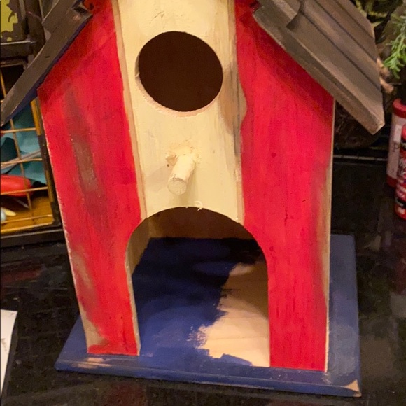 🇺🇸⭐️”America” handpainted birdhouse - Picture 9 of 10